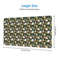 thumbnail image 2 of Salouo Bear Sunflower Print Large Mouse Pad,Extended Mat Desk Pad, 3mm Thick Mice Pad Desk Mat Big Desk Pad for Work, Game, Office, Home -16 x 29.5in, 2 of 8