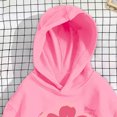 thumbnail image 5 of Qingpeng Girls Floral Print Hoodie Long Sleeve Pullover Casual Hooded Sweatshirt for Fall Season, 5 of 7