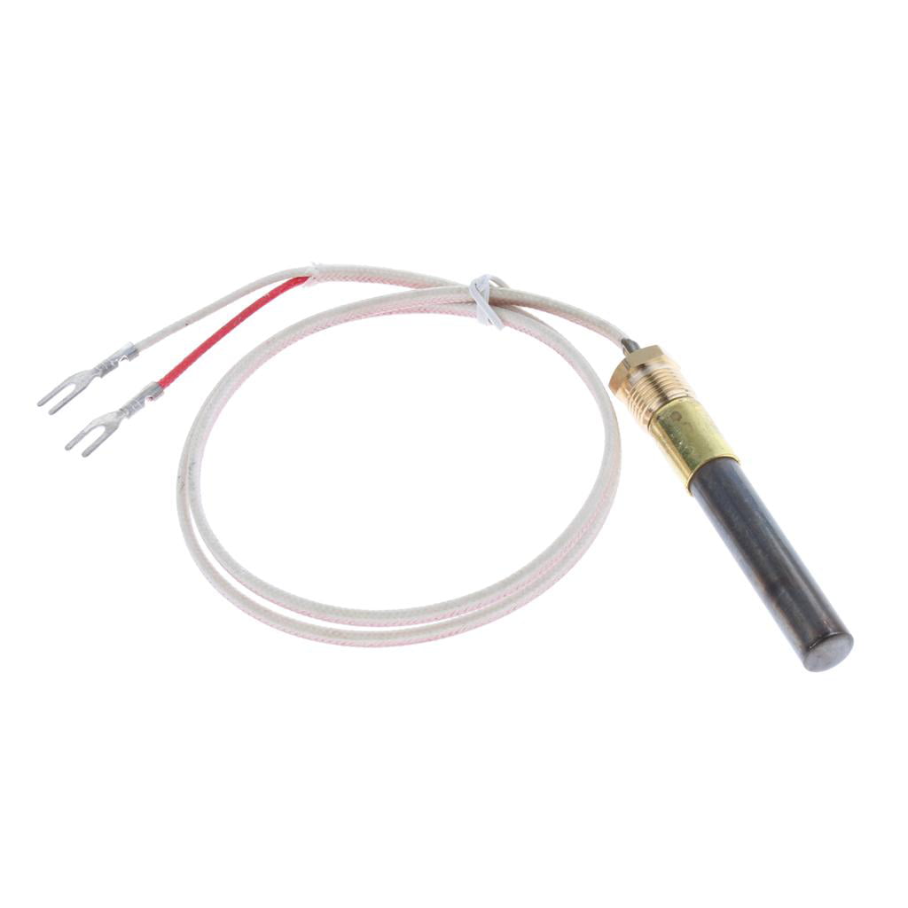 TWIN LEAD THERMOPILE THERMOCOUPLE FOR GAS FRYER FORK TERMINAL WIRES 36" LONG 