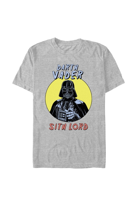 Men's Star Wars: A New Hope 90s Darth Vader Graphic Tee Athletic Heather 3X Large