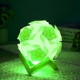 thumbnail image 2 of Creative Rose Night Light, Diy Assembly Plastic Lamp, Usb Powered Night Light for Age 312 Room, Nursery, and Bedroom, Green, by FAJHHA, 2 of 8