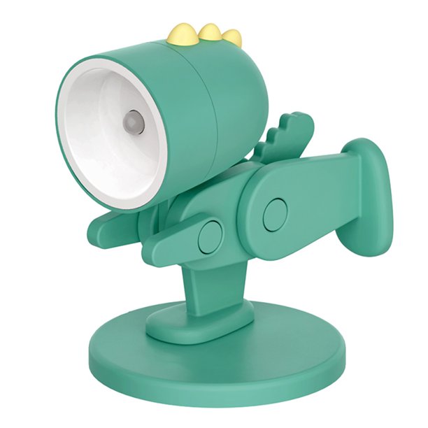 Mini lámpara LED de escritorio plegable con forma de dinosaurio, luz nocturna LED, decoraciones para el hogar, 1/6 Uds. JShteea El nuevo