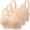 Rose Gold, variant on Wensltd Women's 3 Pack Wireless Bras Lace Full Coverage Comfort Everyday Bras