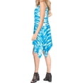 thumbnail image 2 of HAPPY BAY Women's Beachwear Swimsuit Coverups for Women Summer Swim Beach Cover ups for Swimwear Women Bathing Suit Spaghetti Dress 12-14 Aqua_AC187, 2 of 4