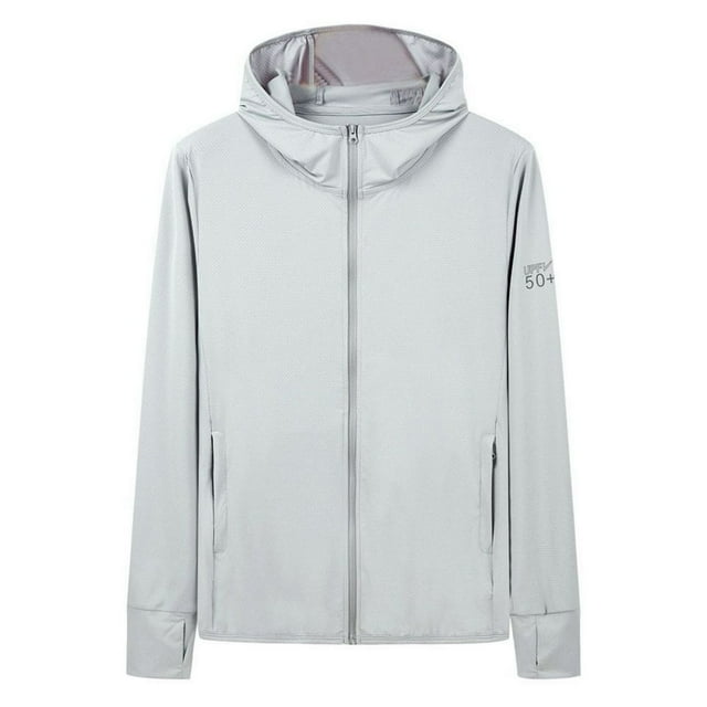 Aosijia Vêtements de Protection Solaire UPF 50+ pour Femmes, Chandail à Capuchon à Fermeture Éclair, Manches Longues, Chemise de Soleil, Veste de Pêche, Course, Randonnée, Performance Extérieure avec Poches Zippées
