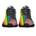 thumbnail image 5 of Progress Pride LGBTQ Shoes Sneakers Black Size 3.5, 5 of 7
