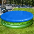 thumbnail image 4 of Konghyp Inflatable Pool Cover – Rectangular Design Fits 120" x 96" Pools – Rainproof and Waterproof Round Blow-Up Pool Covers to Protect Your Pool from Debris and Weather Elements, 4 of 6