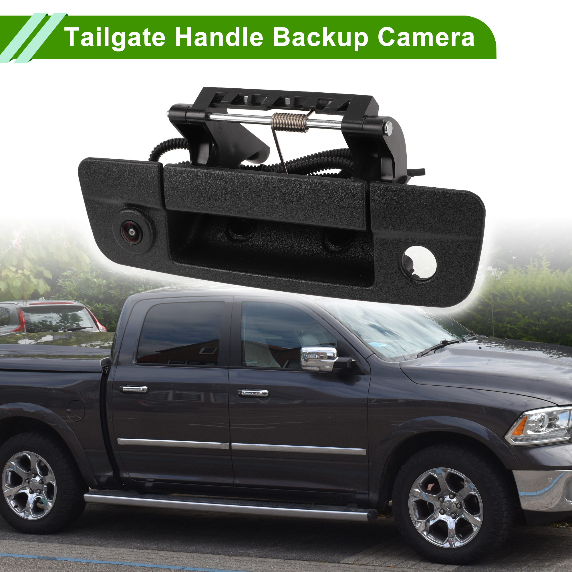 Unique Bargains Tailgate Handle Backup Camera for Ram 1500 2500 2013-2018