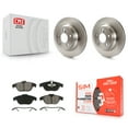 thumbnail image 1 of Transit Auto Rear Disc Brake Rotors and Semi-Metallic Pads Kit for Car Mercedes-Benz GLK350 GLK250 E350 E400 K8S-101805, 1 of 11