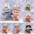 thumbnail image 3 of Handmade Crochet Clothes for Labubu – 3-Piece Outfit Compatible with Labubu Dolls – Include Sweater, Hat and Bag, 3 of 5