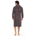 thumbnail image 5 of Men Hooded Bathrobe For Men 100% Cotton Terry Bathrobes with Hood Towel Spa Robe, 5 of 6