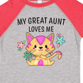 thumbnail image 4 of Inktastic My Great Aunt Loves Me with Cute Kitten and Flowers Boys or Girls Toddler T-Shirt, 4 of 5