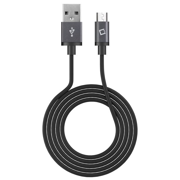 Cellet USB Cable Compatible Nokia 2720 V Flip, 2.0 Micro USB Flexible Cable Housing (3.3 feet) - Walmart.com
