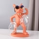 thumbnail image 3 of Botellero con forma de animales de dibujos animados, estatua de animal, organizador de copas de vino para decoración de bodas, fiestas, hogar, oficina, cafetería, bar, regalos de naranja, 3 of 8