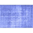 thumbnail image 1 of Ahgly Company Machine Washable Indoor Rectangle Persian Blue Traditional Area Rugs, 5' x 8', 1 of 4