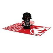 Lovepop Darth Vader Happy Valentine's Day Pop Up 3D Greeting Card, 5" x 7", Envelope Included