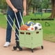 thumbnail image 4 of Carrito de Mandado con Ruedas para Subir Escaleras, Carrito de Compras Plegable con Mango Ajustable con Tapa Soporta hasta 50kg, 4 of 11