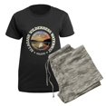 thumbnail image 5 of CafePress - Allagash Wilderness Waterway Pajamas - Women's Short Sleeve Print T-Shirt and Pants Dark Cotton Pajama Set, 5 of 7