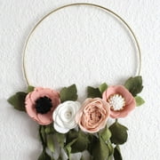 Gold Metal Rings for Crafts, Macrame Hoops for DIY Wall Hanging Dream Catcher Metal Floral Hoop for Weddings (12 Pieces, 8 Inch)