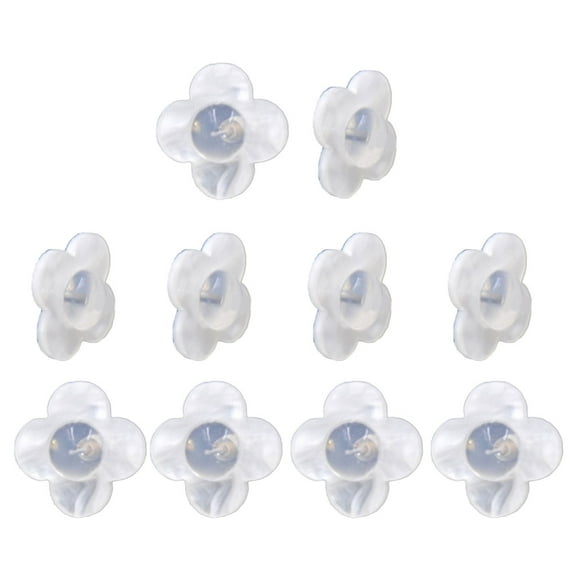 Acrylic Earplug Transparent Silicone Earring Lifters for Earring Backs Ear Lobe