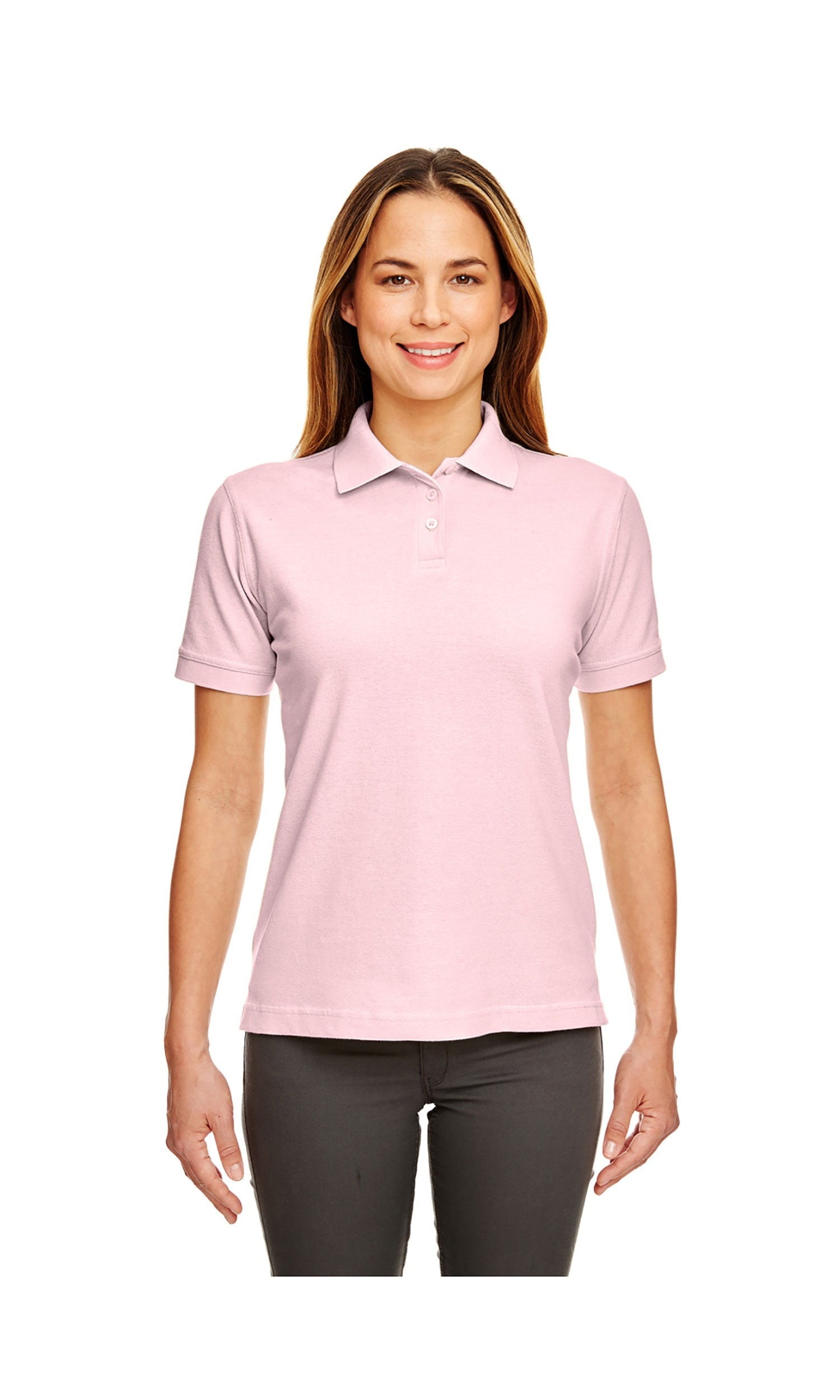UltraClub Women's Classic Pique Polo Shirt, Style 8530 - Walmart.com