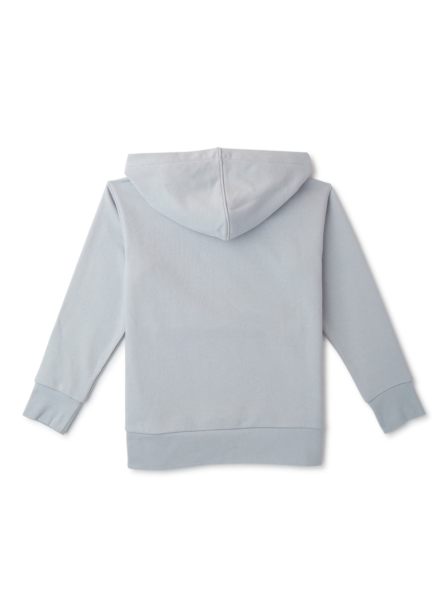 Wonder Nation Boys Long Sleeve Pullover Hoodie with Zip Pocket, Sizes 4-18 & Husky