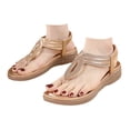 thumbnail image 2 of MKLEKYY Sandalias de Verano para Mujer, Estilo Bohemio, Tejidas, Cómodas, Con Punta Redonda, para Playa, Talla Grande, 2 of 4