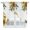 Green Yellow, variant on Swag Valance Curtains for Windows, Sunflower Light Filtering Kitchen Curtains with Rod Pocket, Summer Flowers Hummingbird Retro Decorative Window Treatment Valances for Living Room, 36x45 - 2 PCS