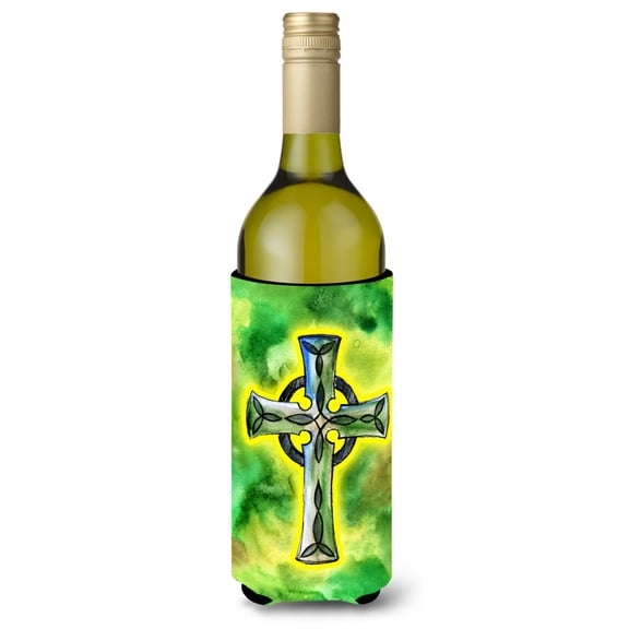 Irish Celtic Cross Wine Bottle Hugger