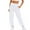 White, variant on Women'S Pants Ladies Casual Pants Brown Trousers for Women Comfy Pants Women High Waisted Pants With Pockets Women Summer Outfits