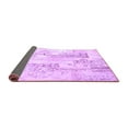 thumbnail image 2 of Ahgly Company Indoor Rectangle Abstract Purple Contemporary Area Rugs, 2' x 3', 2 of 4