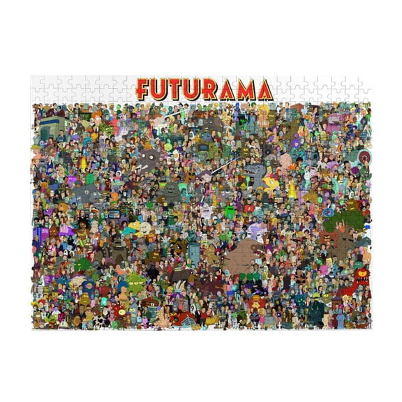 500pcs Futurama Wooden Puzzle Novelty Jigsaw Puzzle Cartoon Puzzles For Home Office Decor Funny Puzzle For Birthday Present Game For Teen And Adults