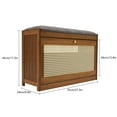 thumbnail image 3 of TFCFL Entryway Shoe Organizer Shoe Bench Storage Shelf Shoes Changing Stool 27.5*9.4*17.3in, 3 of 21