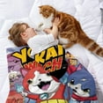 thumbnail image 2 of Yo-kai Watch anti-pilling, suave, ligera, esponjosa y acogedora de lujo para hogar y cocina – Perfecta para niños y adultos,150X130cm, 2 of 6