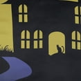 thumbnail image 6 of Northlight Spooky House Halloween Outdoor House Flag with Bats and Witch 28" x 40", 6 of 7