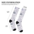 thumbnail image 2 of Compression Socks For Women And Men - Cute Blue Gray Snail Compression Socks Circulation For Workout, 2 of 2