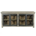 thumbnail image 2 of Crestview Mango Wood 4 Metal Door Cabinet In Parkview Grey Finish CVFNR699, 2 of 3