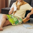thumbnail image 5 of Sikiie Cartoon Frog Mens Pajama Shorts, Lightweight Lounge Pant with Pockets Soft Sleep Pj Shorts for Men4X-Large, 5 of 6