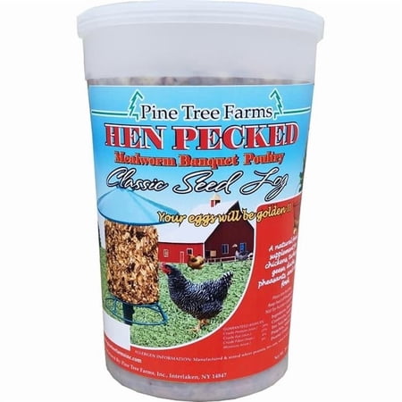 Hen Pecked Mealworm Poultry Classic Log, 28 oz