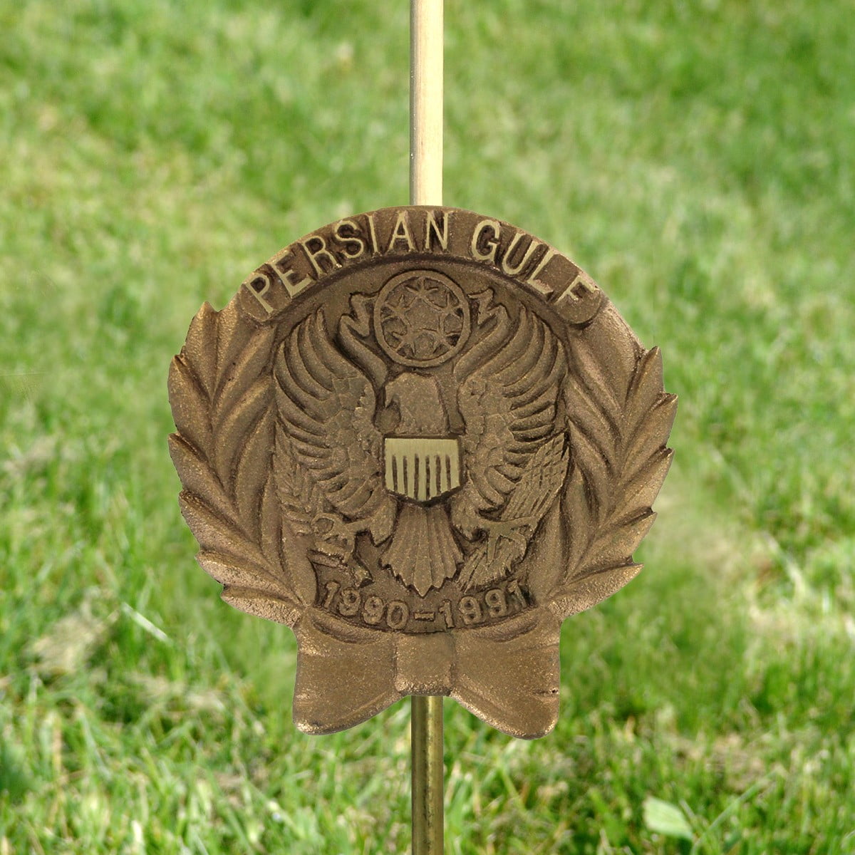 Persian Gulf Veteran Grave Marker - Bronze - Walmart.com ...