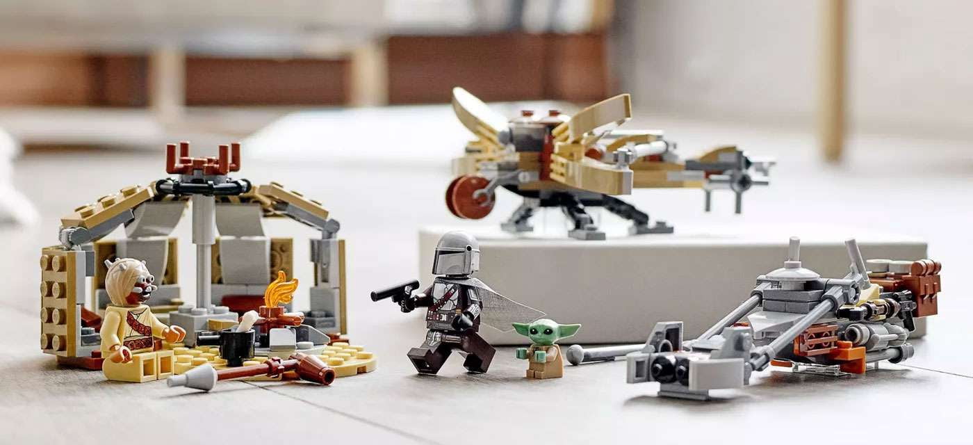 Pre-Owned LEGO Star Wars: The Mandalorian Trouble on Tatooine 75299 Building Toy for Kids (277 Pieces)