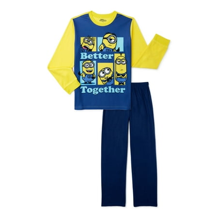 Minions Boys Pajamas Sleep Set, 2-Piece, Sizes 4-12