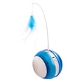 thumbnail image 2 of DOLITY Remote Control Rolling Ball Pet Dog Interactive Toy LED Light Blue, 2 of 9