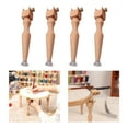 thumbnail image 3 of Adjustable Wooden Embroidery Hoop Stand Legs 4Pcs Needlework Stitch Embroidery Legs Rack Holder Crafts Supplies Tools, 3 of 10