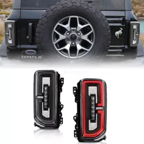 Pair LED Tail Lights Rear Brake Lamps For Ford Bronco 2021 2022 2023 Left&Right