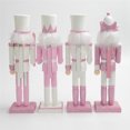 thumbnail image 4 of Cascanueces de madera Solider Figurine White Hair Rhinestone Inl, 4 of 6