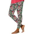 thumbnail image 2 of Maqroz Christmas Leggings for Women Xmas Graphic Santa Holiday Leggings Workout Yoga Pants Dressy Casual Tights Plus Size Stretchy Pants, 2 of 5