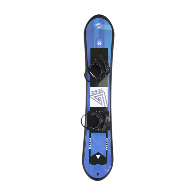 Snowboard para niños, trineo de nieve, juguete de snowboard portátil de 50 pulgadas con carpetas para accesorios deportivos de invierno Azul