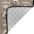 thumbnail image 4 of Area Rugs For Living Room Decor - Raccoon Anti Slip Throw Washable Rugs 3x5 For Bedroom, Soft Indoor Carpet For Bedroom Living Room 60x39In, 4 of 5
