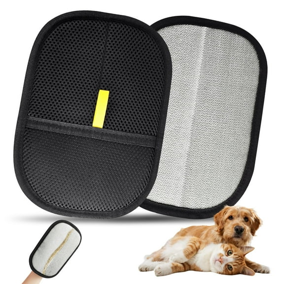 1 Pcs Pet Hair Removal Gloves Brush, Reusable Cat Dog Electrostatic Hair Remover Grooming Glove Tool